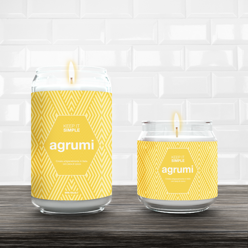 Citrus Scented Candle 