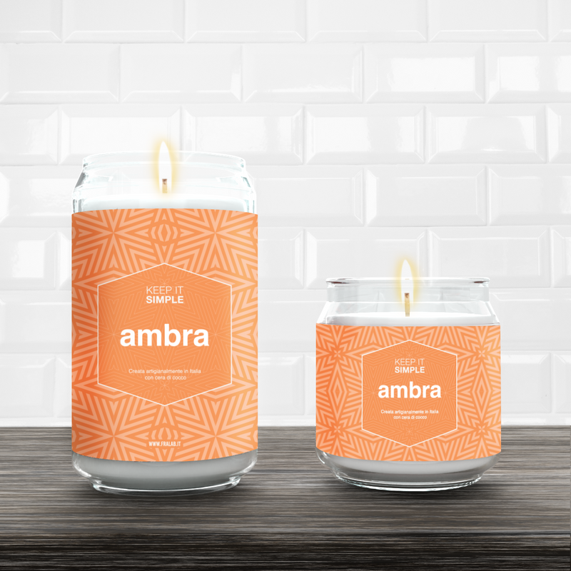 Amber Scented Candle 