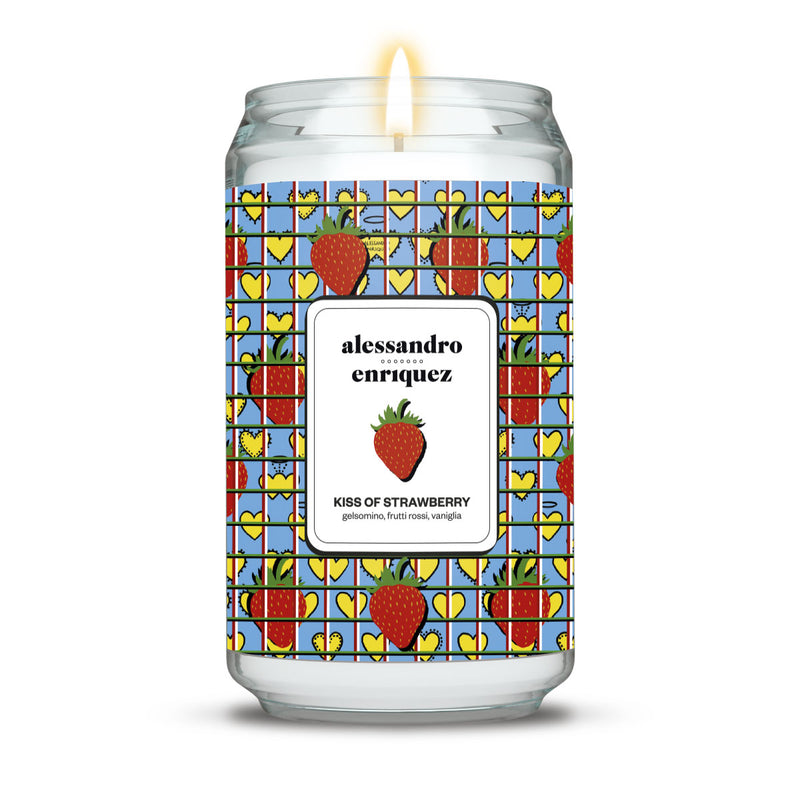 Kiss of Strawberry Candela Profumata - Cera Non Uniforme