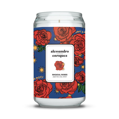 Magical Roses Candela Profumata - Cera Non Uniforme