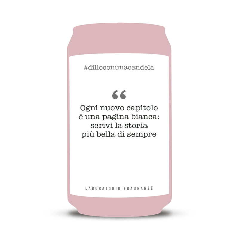Ogni Nuovo Capitolo... Candela Profumata