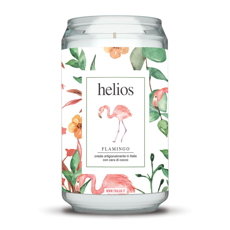 Flamingo Candela Profumata - Cera Non Uniforme
