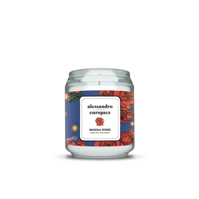 Magical Roses Candela Profumata - Cera Non Uniforme