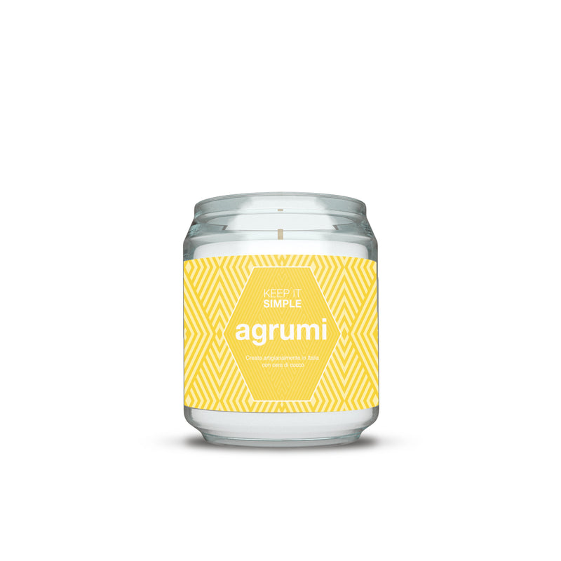 Agrumi Candela Profumata - Cera Non Uniforme