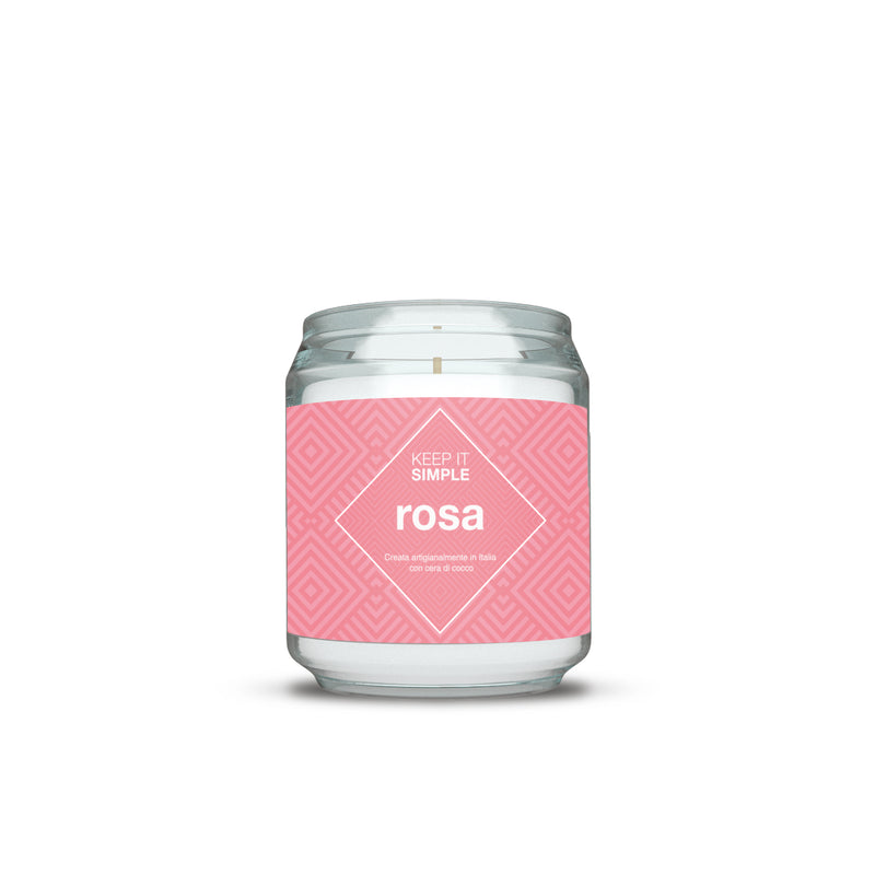 Rosa Scented Candle - Uneven Wax
