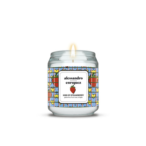 Kiss of Strawberry Candela Profumata - Cera Non Uniforme