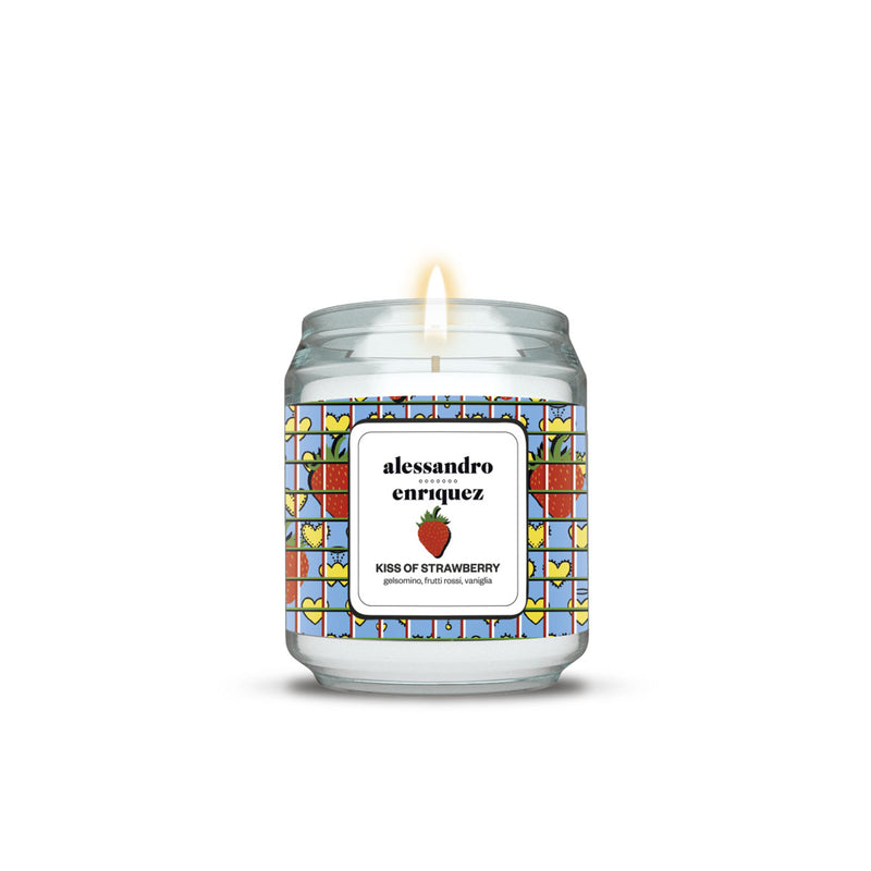 Kiss of Strawberry Candela Profumata - Cera Non Uniforme